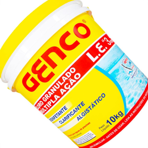 Genco Cloro Granulado L.E 10Kg Genco Cloro Granulado L.E 10Kg