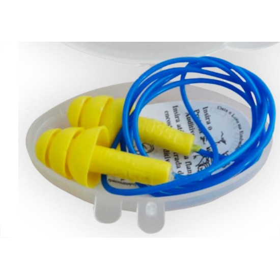 Protetor Auditivo Dystray Copol.Pvc - Kit C/20 PR Protetor Auditivo Dystray Copol.Pvc - Kit C/20 PR