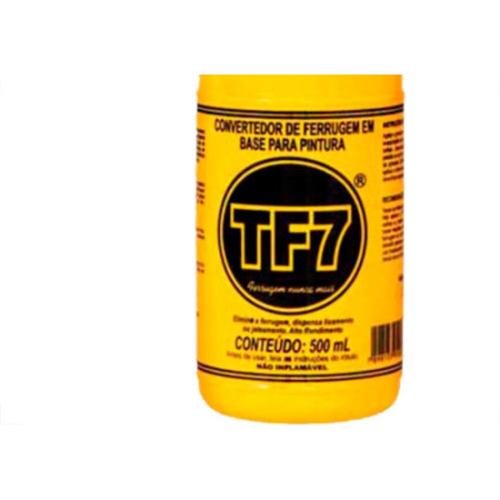 Kit C/2 - Removedor Neutralizador Convertedor. De Ferrugem Tf7 500Ml Kit C/2 - Removedor Neutralizador Convertedor. De Ferrugem Tf7 500Ml