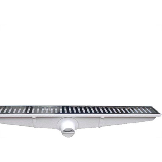 Ralo Linear 5 X 50 Grelha Inox-1442 Ralo Linear 5 X 50 Grelha Inox-1442