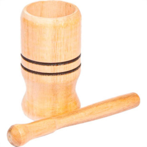Pilao Madeira C/Bastao Stolf 12X7Cm-15 Pilao Madeira C/Bastao Stolf 12X7Cm-15