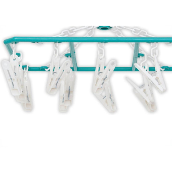 Varal Retang.Secalux C/14 Pregador