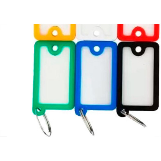 Chaveiro Identif 6Pcs Western K-7