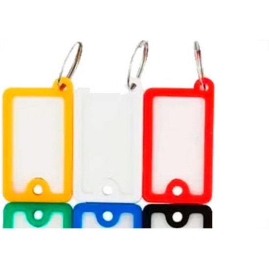 Chaveiro Identif 6Pcs Western K-7