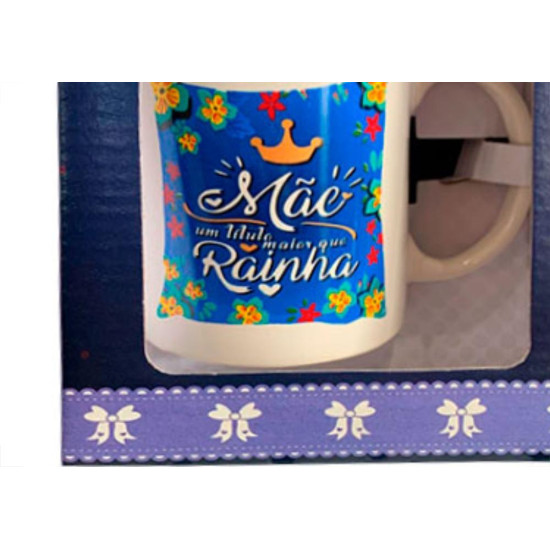 Caneca C/Pr.Regina Mae 340Ml-453 Caneca C/Pr.Regina Mae 340Ml-453