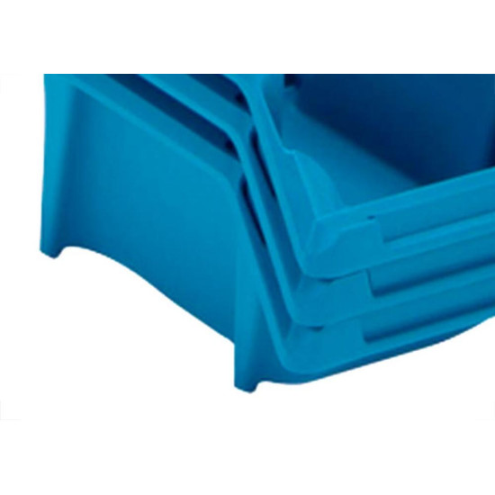 Gaveteiro Empilhaveis Azul 07 - Kit C/6 PC Gaveteiro Empilhaveis Azul 07 - Kit C/6 PC