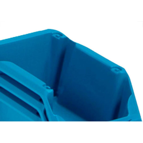 Gaveteiro Empilhaveis Azul 07 - Kit C/6 PC Gaveteiro Empilhaveis Azul 07 - Kit C/6 PC