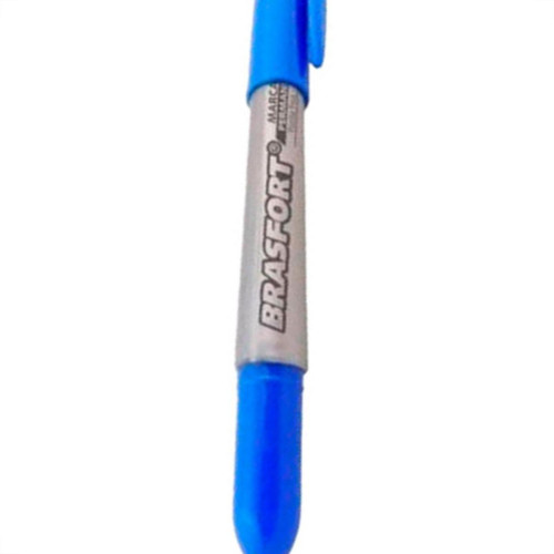 Caneta P/Marcacao Brasfort Blist.Fina Azul Caneta P/Marcacao Brasfort Blist.Fina Azul