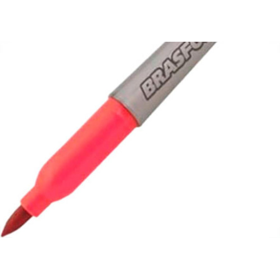 Caneta P/Marcacao Brasfort Blist.Fina Verm Caneta P/Marcacao Brasfort Blist.Fina Verm