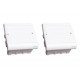 Kit C/2 - Caixa Passagem Pvc 14,5X15 Perlex Embutir Kit C/2 - Caixa Passagem Pvc 14,5X15 Perlex Embutir