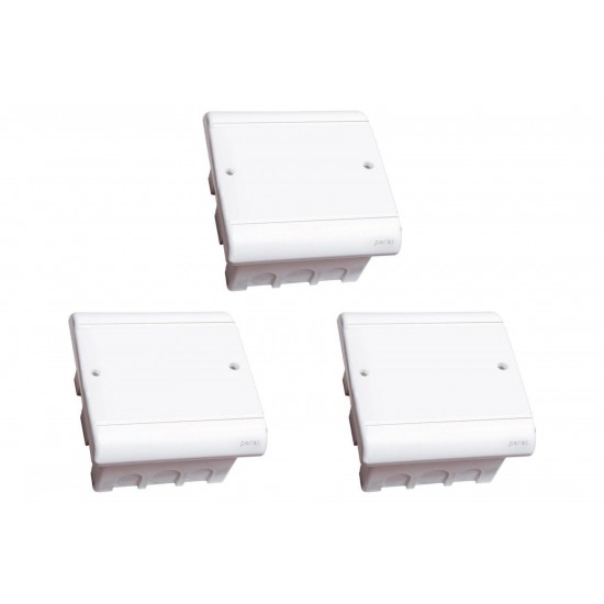 Kit C/3 - Caixa Passagem Pvc 14,5X15 Perlex Embutir