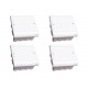 Kit C/4 - Caixa Passagem Pvc 14,5X15 Perlex Embutir