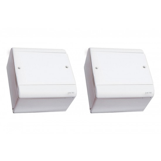 Kit C/2 - Caixa Passagem Pvc 14,5X15 Perlex Sobrepor Kit C/2 - Caixa Passagem Pvc 14,5X15 Perlex Sobrepor