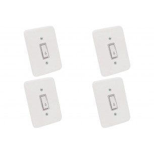 Kit C/4 - Conjunto Radial Pollar 1901001 1 Interruptor Ca...