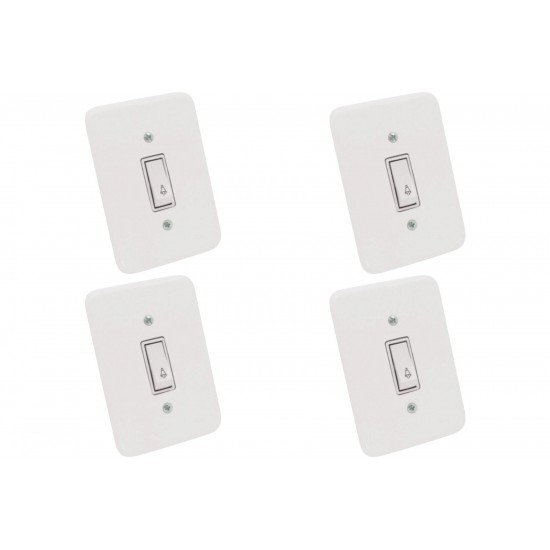 Kit C/4 - Conjunto Radial Pollar 1901001 1 Interruptor Ca...