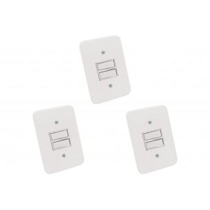 Kit C/3 - Conjunto Radial Pollar 1901003 2 interruptores ...