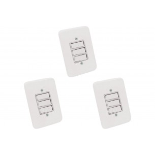 Kit C/3 - Conjunto Radial Pollar 1901004 3 interruptores ...