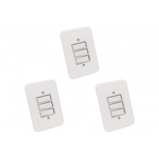 Kit C/3 - Conjunto Radial Pollar 1901004 3 interruptores ... Kit C/3 - Conjunto Radial Pollar 1901004 3 interruptores ...