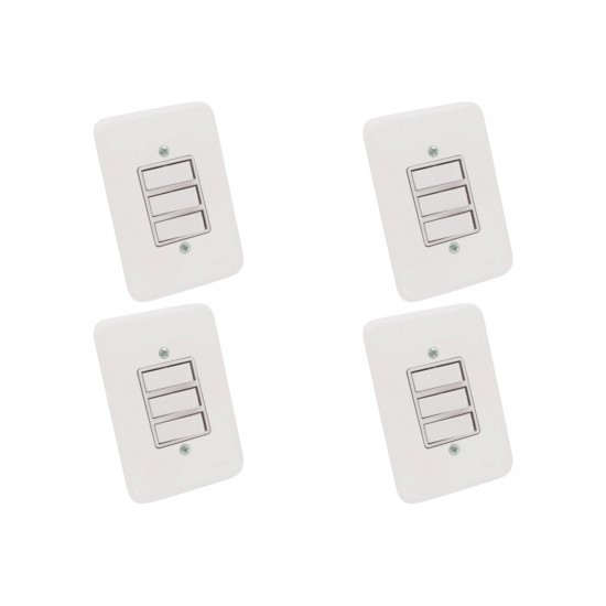 Kit C/4 - Conjunto Radial Pollar 1901004 3 interruptores ... Kit C/4 - Conjunto Radial Pollar 1901004 3 interruptores ...