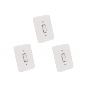 Kit C/3 - Conjunto Radial Pollar 1901005 1 Interruptor Pa...