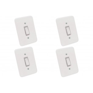 Kit C/4 - Conjunto Radial Pollar 1901005 1 Interruptor Pa...