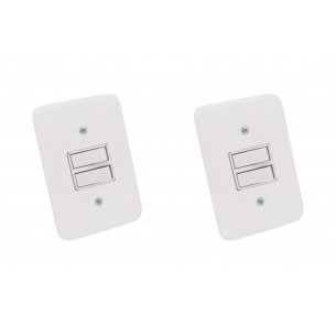 Kit C/2 - Conjunto Radial Pollar 1901007 1 Interruptor Si...