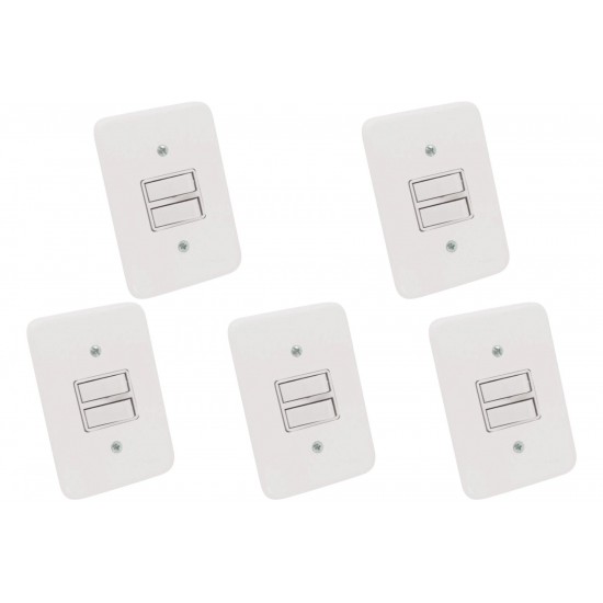 Kit C/5 - Conjunto Radial Pollar 1901007 1 Interruptor Si... Kit C/5 - Conjunto Radial Pollar 1901007 1 Interruptor Si...