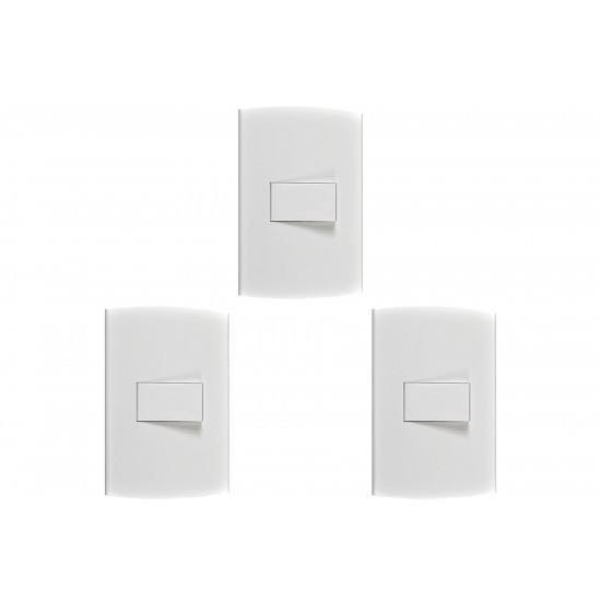 Kit C/3 - Conjunto Peesa Alfa 1502B 1 Interruptor Paralel...