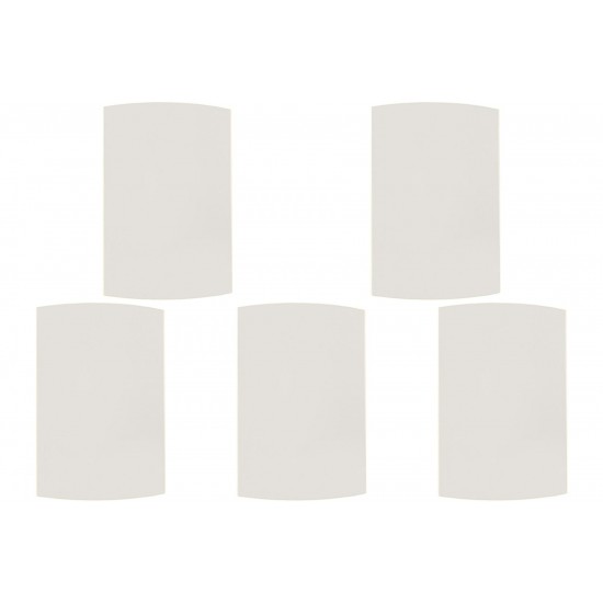 Kit C/5 - Espelho Placa Peesa Alfa P1500 4X2 Cega Branco