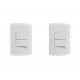 Kit C/2 - Conjunto Peesa Alfa 1505A 2 interruptores Simpl... Kit C/2 - Conjunto Peesa Alfa 1505A 2 interruptores Simpl...