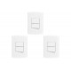 Kit C/3 - Conjunto Peesa Alfa 1505C 1 Interruptor Simp.1 ...