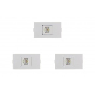 Kit C/3 - Modulo Peesa Alfa 1416 Tomada  Tel Rj11 Jack