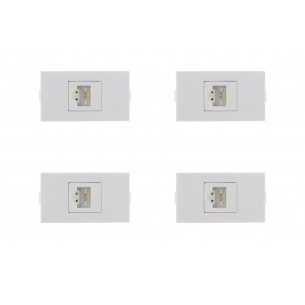 Kit C/4 - Modulo Peesa Alfa 1416 Tomada  Tel Rj11 Jack
