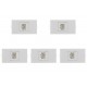 Kit C/5 - Modulo Peesa Alfa 1416 Tomada Tel Rj11 Jack Kit C/5 - Modulo Peesa Alfa 1416 Tomada Tel Rj11 Jack