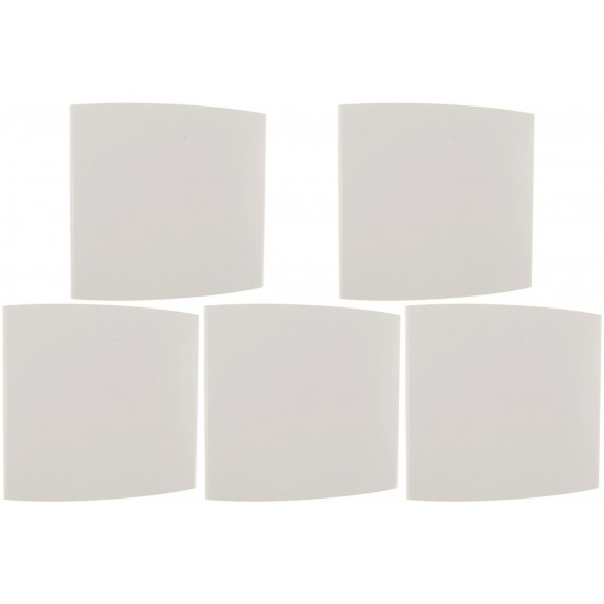 Kit C/5 - Espelho Placa Peesa Alfa P1530 4X4 Cega Branco Kit C/5 - Espelho Placa Peesa Alfa P1530 4X4 Cega Branco