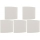 Kit C/5 - Espelho Placa Peesa Alfa P1530 4X4 Cega Branco Kit C/5 - Espelho Placa Peesa Alfa P1530 4X4 Cega Branco