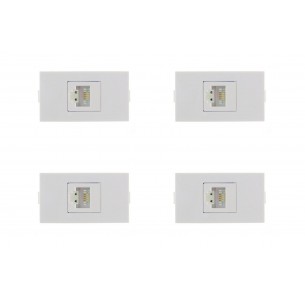 Kit C/4 - Modulo Peesa Alfa 1422 Tomada  P/Infor Rj45