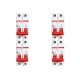 Kit C/4 - Disjuntor Steck Din Bipolar 16A Sd62 3Ka Kit C/4 - Disjuntor Steck Din Bipolar 16A Sd62 3Ka