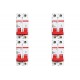 Kit C/4 - Disjuntor Steck Din Bipolar 50A Sd62 3Ka Kit C/4 - Disjuntor Steck Din Bipolar 50A Sd62 3Ka