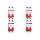 Kit C/4 - Disjuntor Steck Din Bipolar 63A Sd62 3Ka Kit C/4 - Disjuntor Steck Din Bipolar 63A Sd62 3Ka