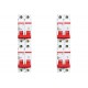 Kit C/4 - Disjuntor Steck Din Bipolar 80A Sd2 10Ka Kit C/4 - Disjuntor Steck Din Bipolar 80A Sd2 10Ka