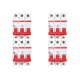 Kit C/4 - Disjuntor Steck Din Tripolar 20A Sd63 3Ka Kit C/4 - Disjuntor Steck Din Tripolar 20A Sd63 3Ka