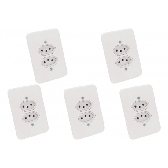 Kit C/5 - Conjunto Radial Pollar 1901117 2Tom 10A Kit C/5 - Conjunto Radial Pollar 1901117 2Tom 10A