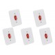 Kit C/5 - Conjunto Radial Pollar 1901376 1Tomada 20A Verm...