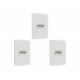 Kit C/3 - Conjunto Peesa Alfa 1541 1Tomada 10A Branco