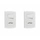 Kit C/2 - Conjunto Peesa Alfa 1543B 1 Interruptor Par.Tomada  ..
