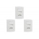 Kit C/3 - Conjunto Peesa Alfa 1546A 1 Interruptor Sim.Tomada  ..