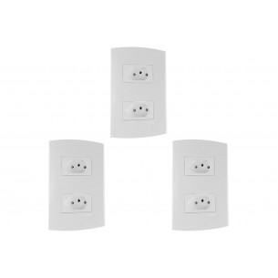 Kit C/3 - Conjunto Peesa Alfa 1547 2Tom 20A Branco