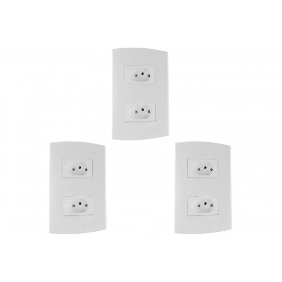 Kit C/3 - Conjunto Peesa Alfa 1547 2Tom 20A Branco