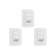 Kit C/3 - Conjunto Peesa Alfa 1548C 1S.1P.Tom 10A Branco